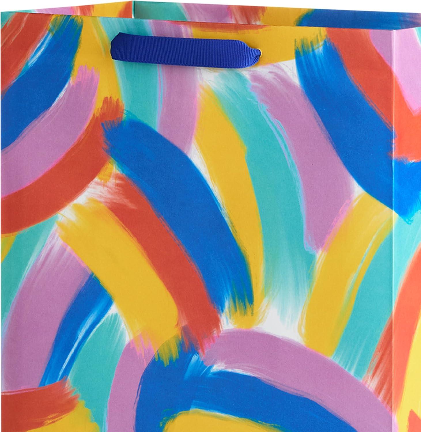 image:imageHallmark Assorted Birthday Gift Bags 8 Bags 4 Medium 9 4 Large 13 Birthday Cake Stripes Balloons Solids in Red Yellow BlueBest Day Ever