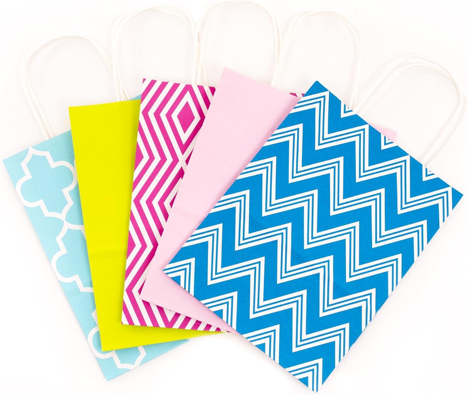 image:imageHallmark Pastel Gift Bags in Assorted Sizes Pack of 125 Medium 8 4 Large 11 3 Extra Large 14 for Baby Showers Bridal Showers Birthdays EasterPack of 15