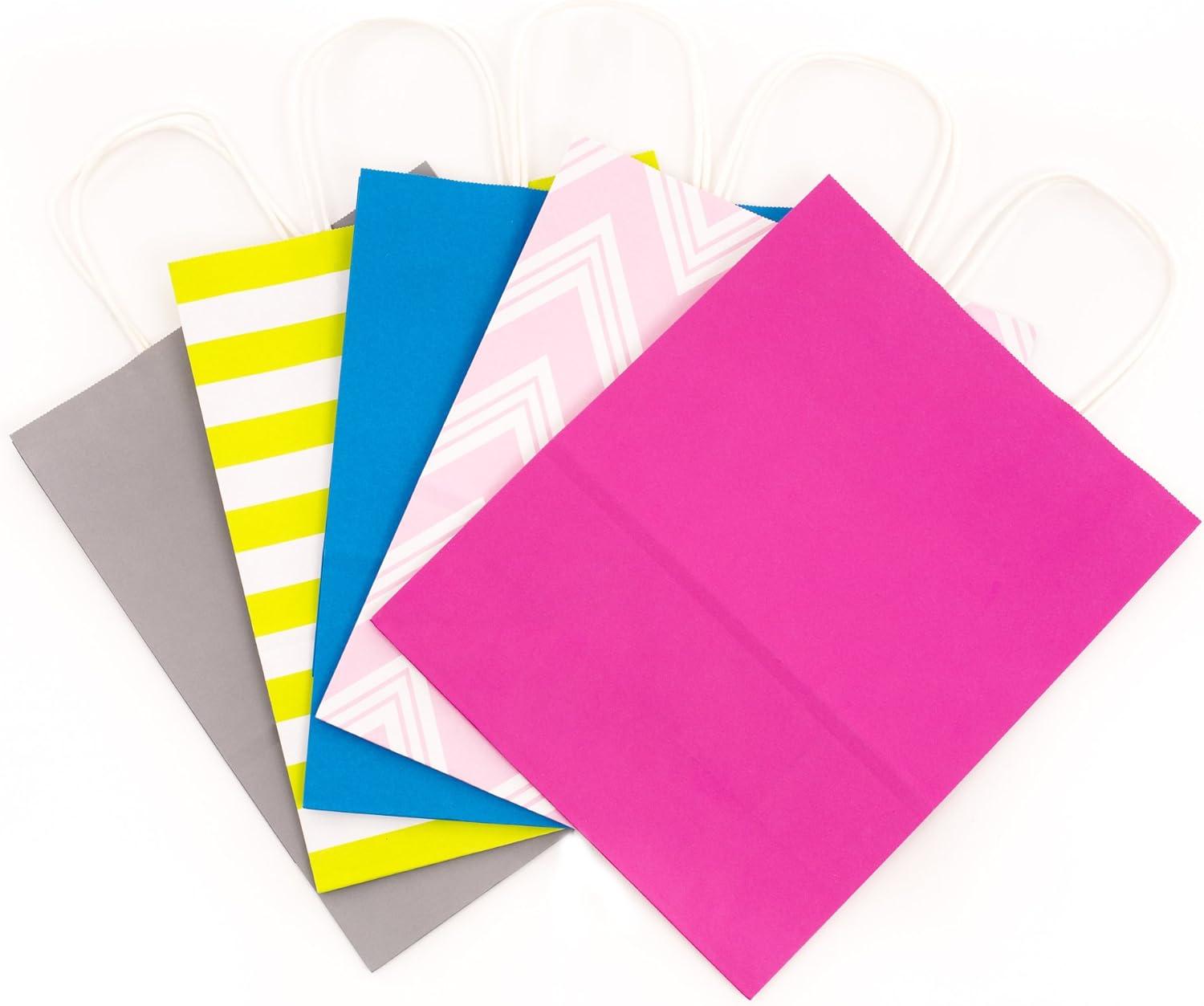 image:imageHallmark Pastel Gift Bags in Assorted Sizes Pack of 125 Medium 8 4 Large 11 3 Extra Large 14 for Baby Showers Bridal Showers Birthdays EasterPack of 15
