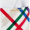Hallmark 15″ Christmas Gift Bags (2 Extra Large Bags: Pink and Blue, Penguins, Hedgehogs, Santa, Snowmen, Dog, Bunny Rabbits) for Kids, Grandchildren, Winter Baby Showers(Large)