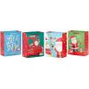 Hallmark 6″ Small Christmas Gift Bags for Kids (8 Bags: Rainbow Candy, Donut Tree, Merry, Cute Pug Puppy) for Gift Cards, Holiday Party Favors, Teacher Presents(1 Count (Pack of 4))