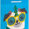 Hallmark 6″ Small Christmas Gift Bags for Kids (8 Bags: Rainbow Candy, Donut Tree, Merry, Cute Pug Puppy) for Gift Cards, Holiday Party Favors, Teacher Presents(8 Count (Pack of 1))
