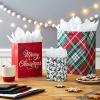 Hallmark Assorted Christmas Gift Bag Bundle (8 Bags: 2 Small 5″, 3 Medium 8″, 3 Large 11″) Classic Santa, Black and Red Plaid, Snowflakes, Holly