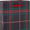 Hallmark Assorted Christmas Gift Bag Bundle (8 Bags: 2 Small 5″, 3 Medium 8″, 3 Large 11″) Classic Santa, Black and Red Plaid, Snowflakes, Holly