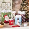 Hallmark Bulk Christmas Gift Bags Assorted Sizes (18 Gift Bags: 5 Small 5″, 4 Medium 8″, 4 Large 11″, 3 XL 14″, 2 Bottle Bags) Santa, Snowman, Plaid, Snowflake, Bottle Bags
