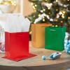 Hallmark Holiday Gift Bag Assortment (8 Gift Bags: 3 Small 6″, 3 Medium 9″, 2 Large 13″) Red, Green and Blue Ornaments, Let It Snow, Happy Holidays with Snowman and Christmas Trees(Red  Green  Blue  Gold)