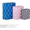 Hallmark Pastel Gift Bags in Assorted Sizes (Pack of 12-5 Medium 8″, 4 Large 11″, 3 Extra Large 14″) for Baby Showers, Bridal Showers, Birthdays, Easter(Pack of 12)