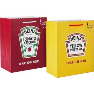 Hallmark Assorted Birthday Gift Bags (8 Bags: 4 Medium 9″, 4 Large 13″) Birthday Cake, Stripes, Balloons, Solids in Red, Yellow, Blue(Ketchup and Mustard)
