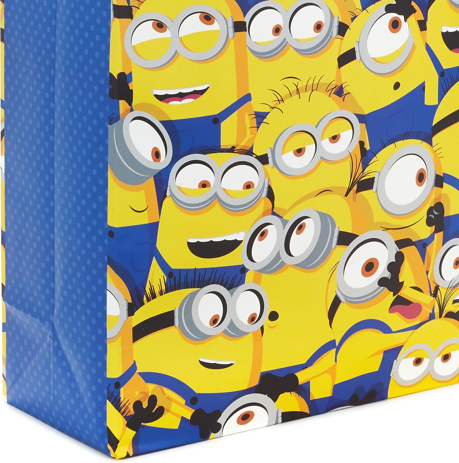 image:imageHallmark 15 Extra Large Gift Bag with Tissue Paper Minions for Kids Birthdays ChristmasMinions