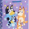 Hallmark 15″ Extra Large Gift Bag with Tissue Paper (Minions) for Kids, Birthdays, Christmas(Bluey)