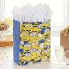 Hallmark 15″ Extra Large Gift Bag with Tissue Paper (Minions) for Kids, Birthdays, Christmas(Minions)