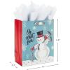 Hallmark Vintage Christmas Gift Bag Bundle with Tissue Paper(1 Count (Pack of 3))
