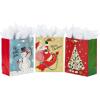 Hallmark Vintage Christmas Gift Bag Bundle with Tissue Paper(1 Count (Pack of 3))