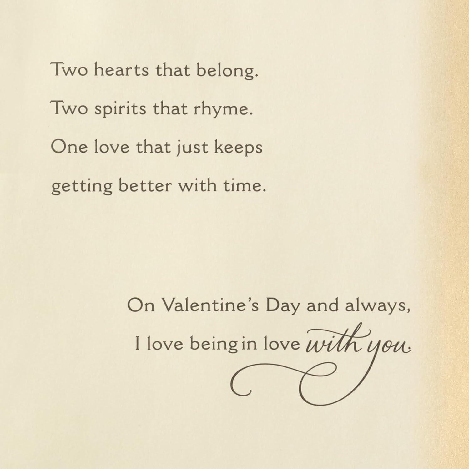 image:imageHallmark Valentines Day Card for Husband Wife Boyfriend Girlfriend Two HeartsTwo Hearts One Love