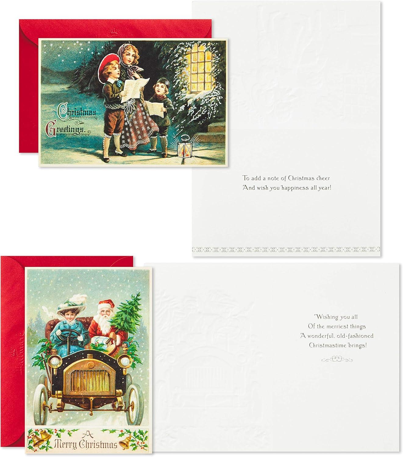 image:imageHallmark Valentines Day Cards Assortment 24 Cards and Envelopes Heart DecoVintage Christmas Book Box with Cards