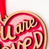 Hallmark Signature Valentines Day Card (Removable Heart Ornament)(Removable Hangable Heart  You Are Loved)