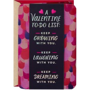 Hallmark Valentine’s Day Card for Wife or Girlfriend (Valentine To-Do List)(Valentine To-Do List)