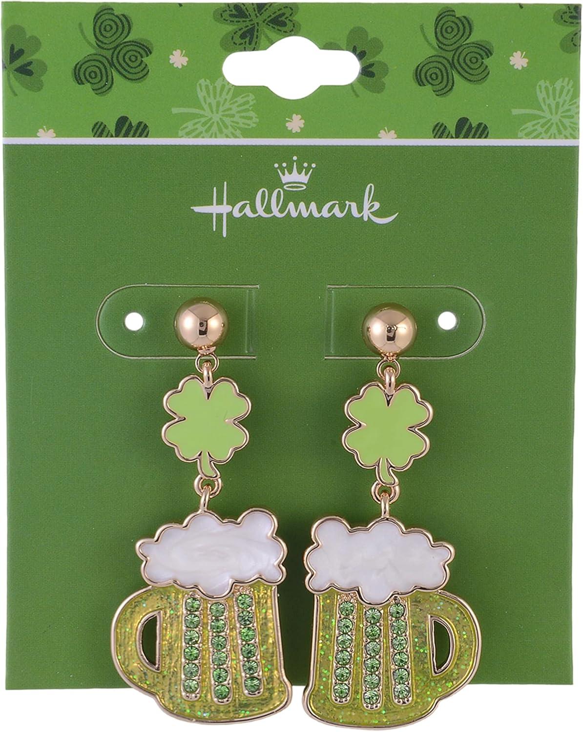 image:imageHallmark St Patricks Day Beer Mug Earrings