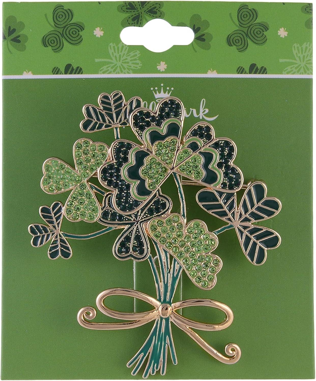 image:imageHallmark St Patricks Day Four Leaf Clover Bouquet Pin