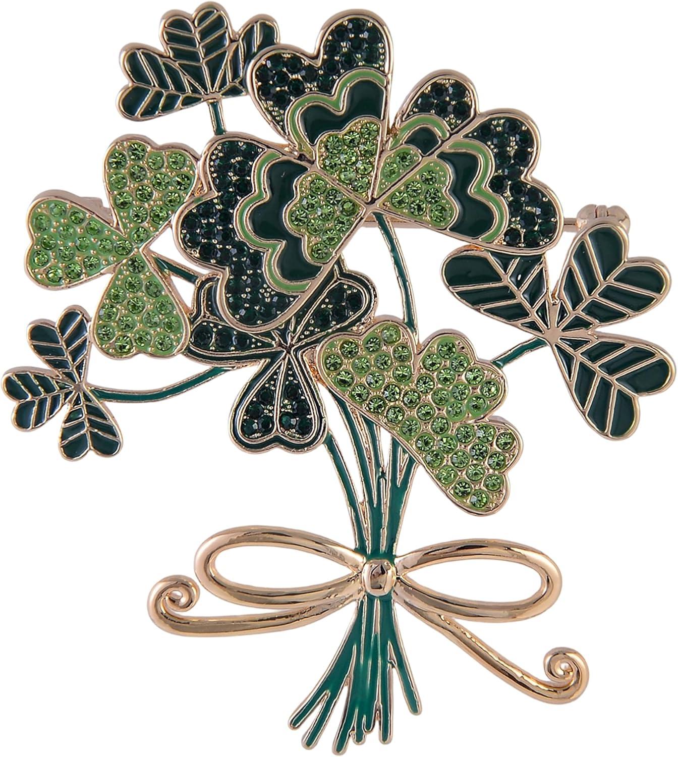 image:imageHallmark St Patricks Day Four Leaf Clover Bouquet Pin