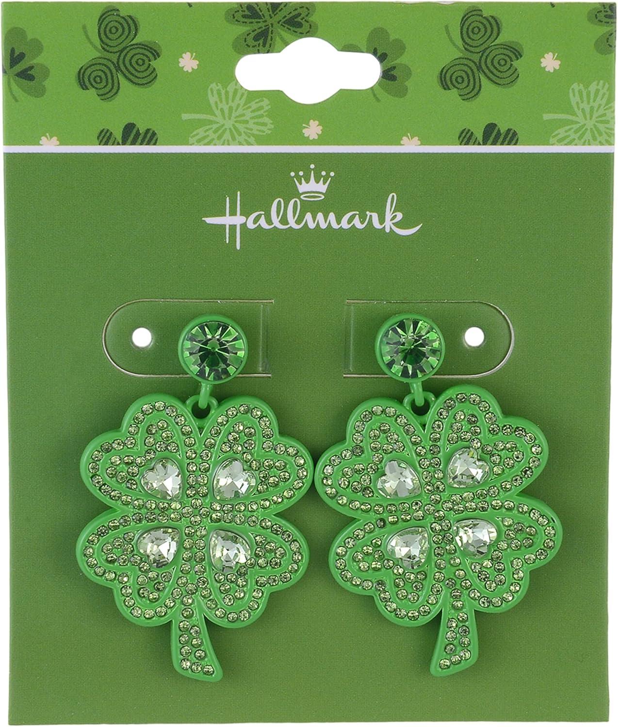 image:imageHallmark St Patricks Day Four Leaf Clover Earrings