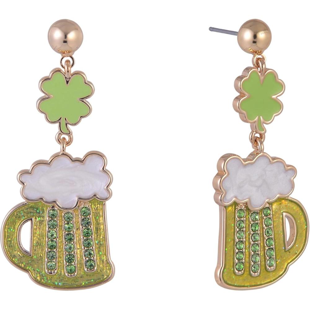 image:imageHallmark St Patricks Day Beer Mug Earrings