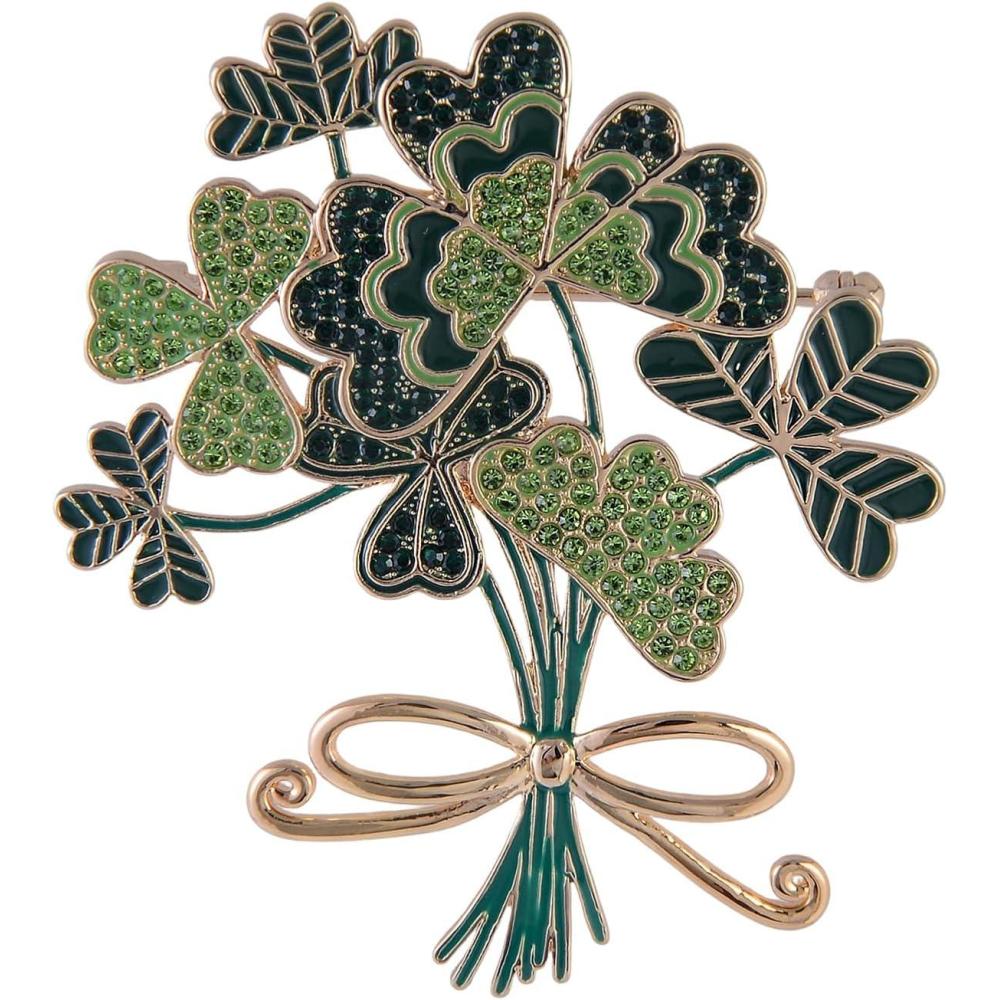 image:imageHallmark St Patricks Day Four Leaf Clover Bouquet Pin