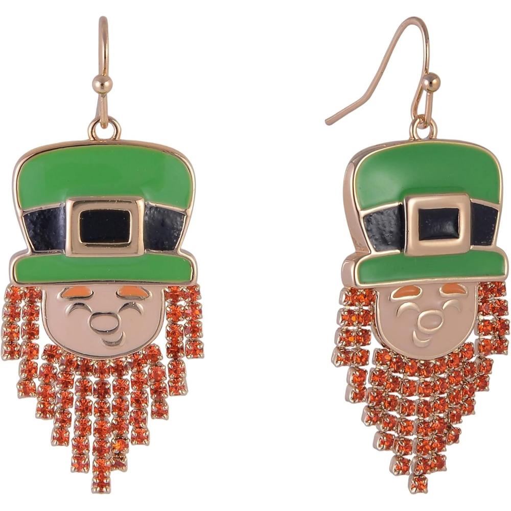image:imageHallmark St Patricks Day Leprechaun Earrings