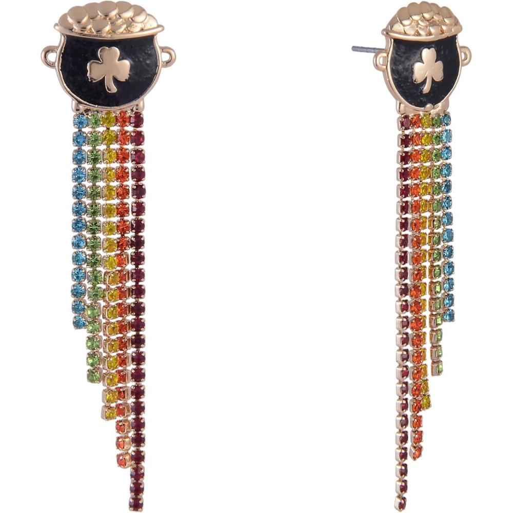 image:imageHallmark St Patricks Day Pot Of Gold Earrings
