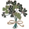 Hallmark St. Patrick’s Day Four Leaf Clover Bouquet Pin