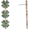 Hallmark St. Patrick’s Day Four Leaf Clover Linear Earrings