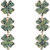 Hallmark St. Patrick’s Day Four Leaf Clover Linear Earrings