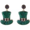 Hallmark St. Patrick’s Day Glitter Top Hat Earrings