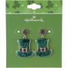 Hallmark St. Patrick’s Day Glitter Top Hat Earrings