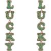 Hallmark St. Patrick’s Day Lucky Linear Earrings