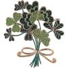 Hallmark St. Patrick’s Day Four Leaf Clover Bouquet Pin
