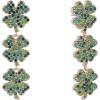 Hallmark St. Patrick’s Day Four Leaf Clover Linear Earrings