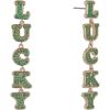 Hallmark St. Patrick’s Day Lucky Linear Earrings