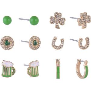 Hallmark St. Patrick’s Day 6 pair Stud Earring Set
