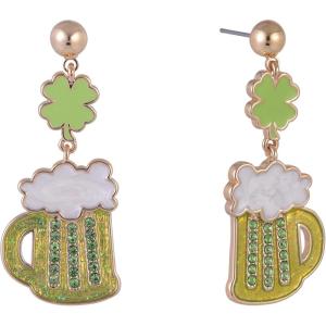 Hallmark St. Patrick’s Day Beer Mug Earrings