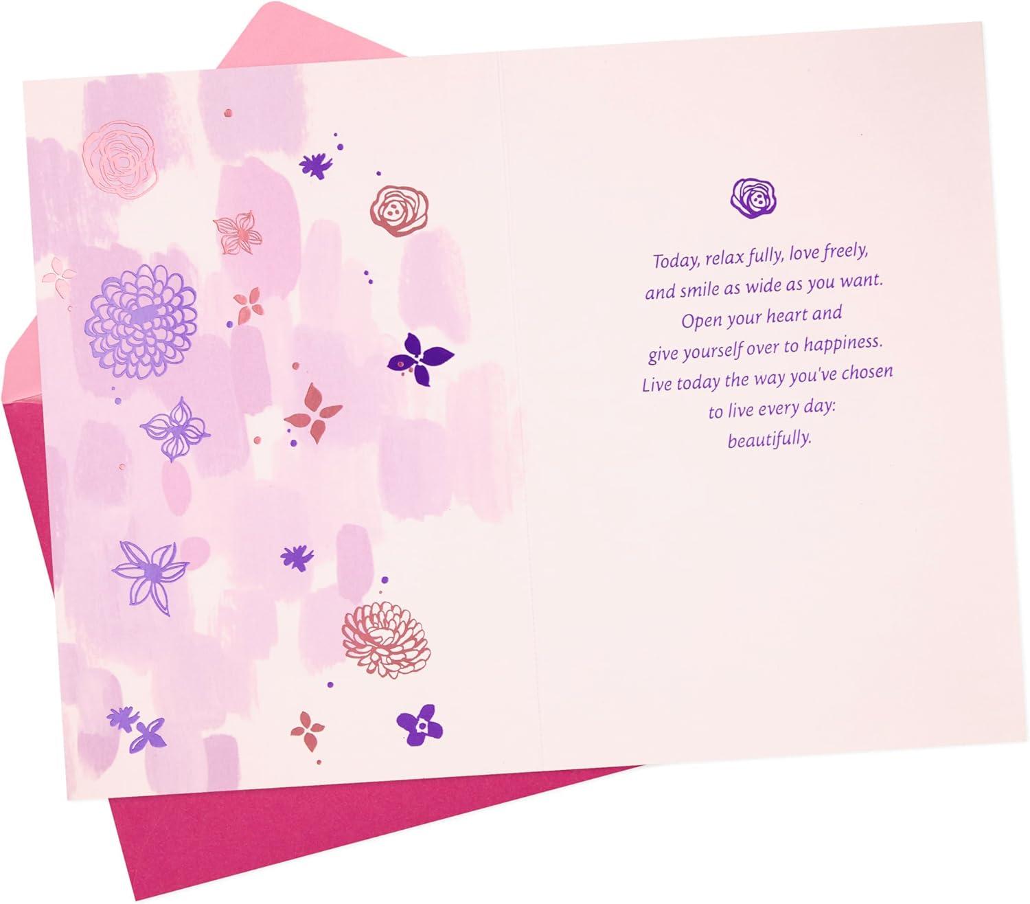 image:imageHallmark UNICEF Mothers Day Card One Woman Can Make a DifferenceBrown with Pink