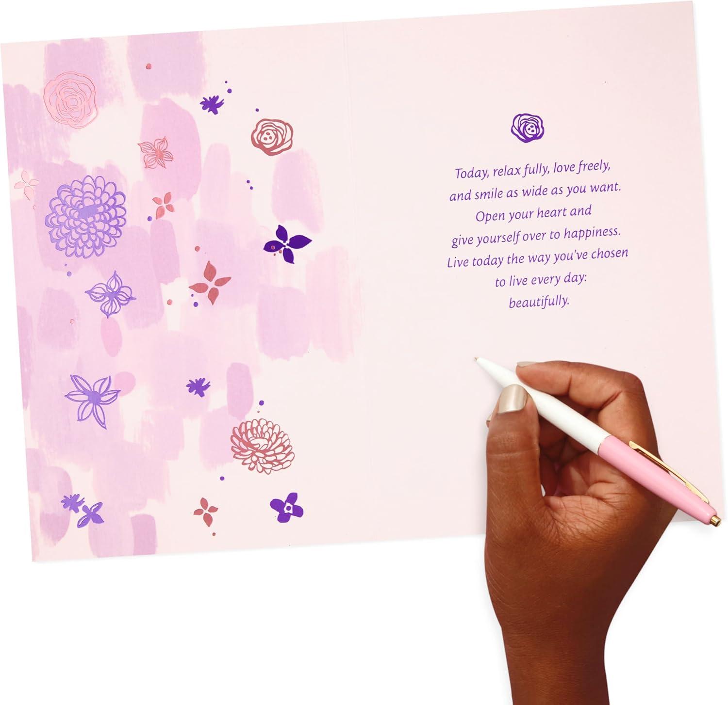 image:imageHallmark UNICEF Mothers Day Card One Woman Can Make a DifferenceBrown with Pink
