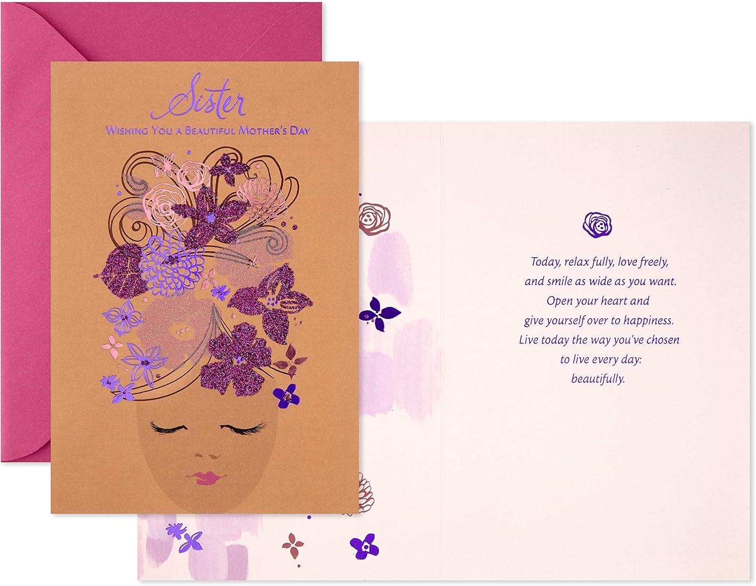 image:imageHallmark UNICEF Mothers Day Card One Woman Can Make a DifferenceBrown with Pink