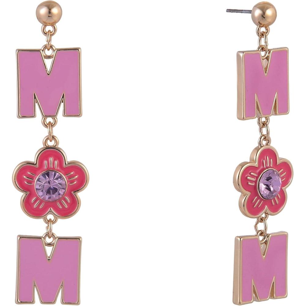 image:imageHallmark Mothers Day Pink Enamel Mom Earrings