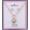Hallmark Mother’s Day Gold Tone Mama Heart Pendant Necklace and Earring Set