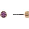 Hallmark Mother’s Day Gold Tone Nana Rose Pendant Necklace and Earring Set