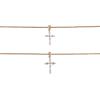 Hallmark Mother’s Day Tear and Share Gold Tone Cross Pendant Necklaces