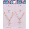 Hallmark Mother’s Day Tear and Share Gold Tone Cross Pendant Necklaces