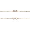 Hallmark Mother’s Day Tear and Share Silver Tone Infinity Pendant Necklaces