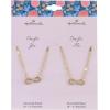 Hallmark Mother’s Day Tear and Share Silver Tone Infinity Pendant Necklaces
